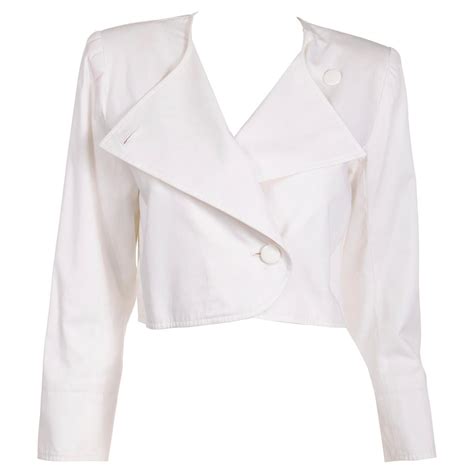 ysl white jacket.